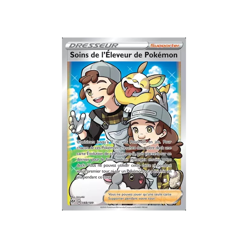 Soins de l'Éleveur de Pokémon DAA - 188/189