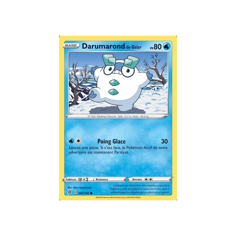 Darumarond de Galar RCL - 047/192