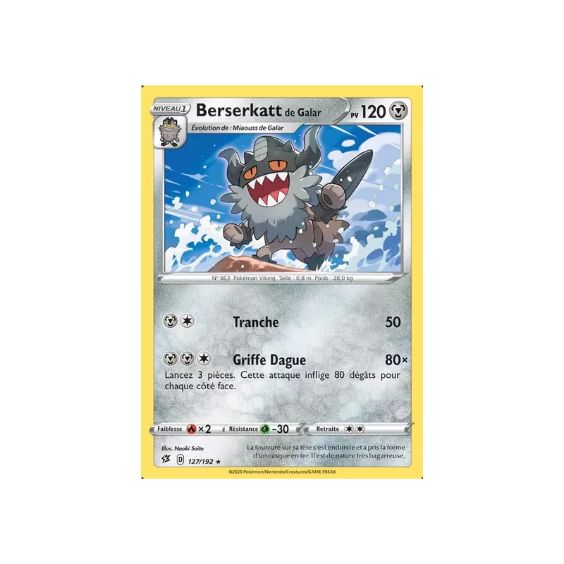 Berserkatt de Galar RCL - 127/192