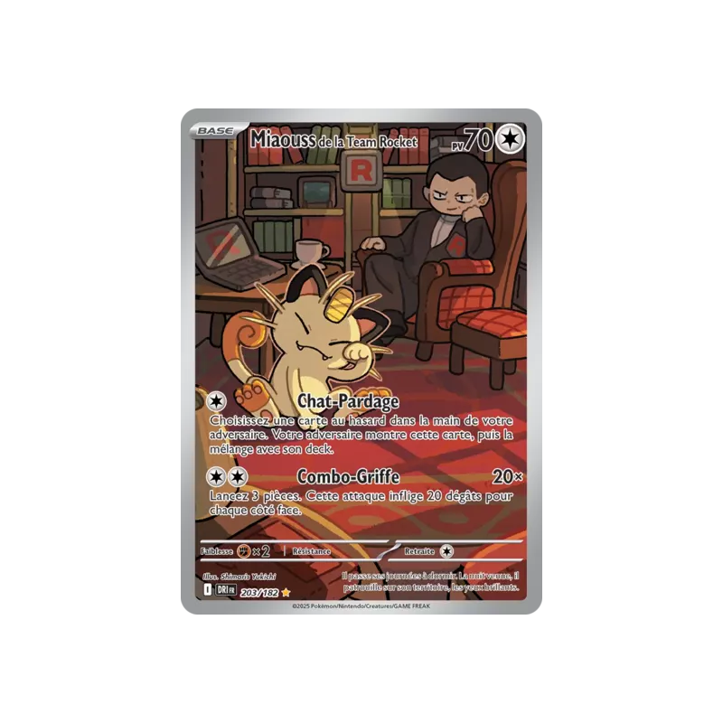 Miaouss de la Team Rocket DRI - 203/182