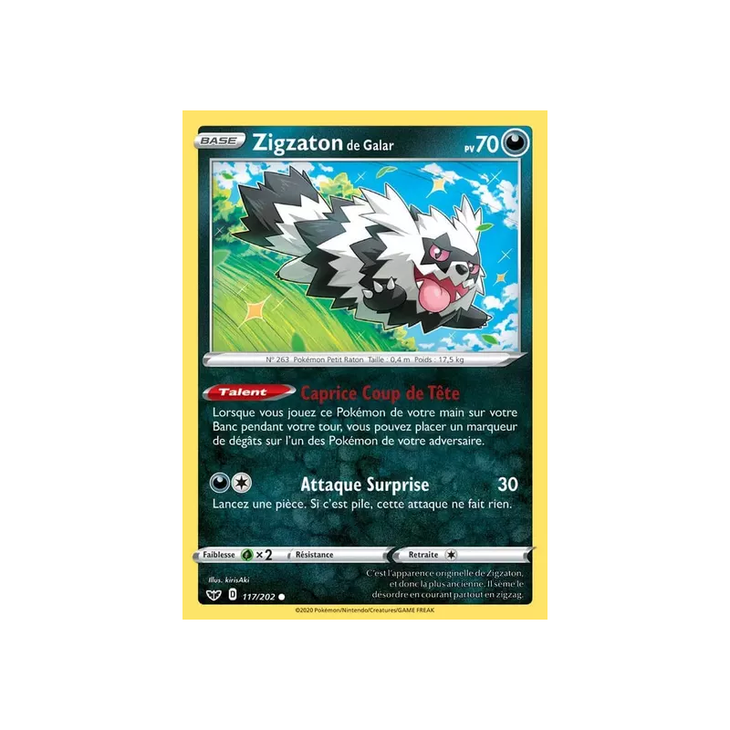 Zigzaton de Galar SSH - 117/202