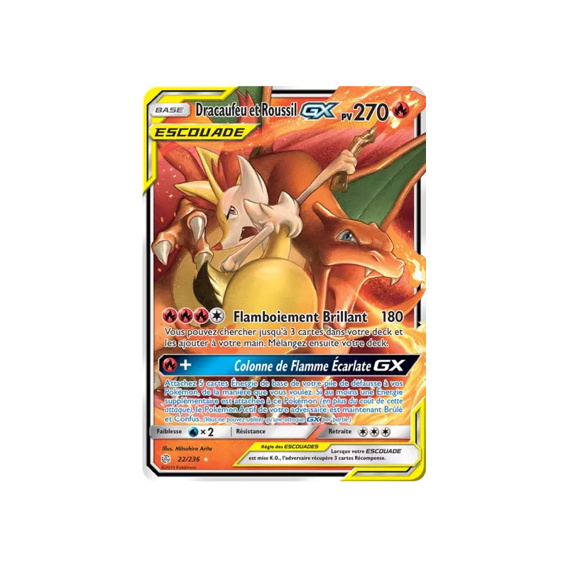 Dracaufeu et Roussil Escouade CEC - 022/236