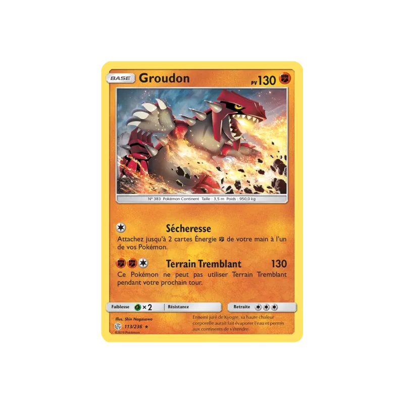 Groudon CEC - 113/236