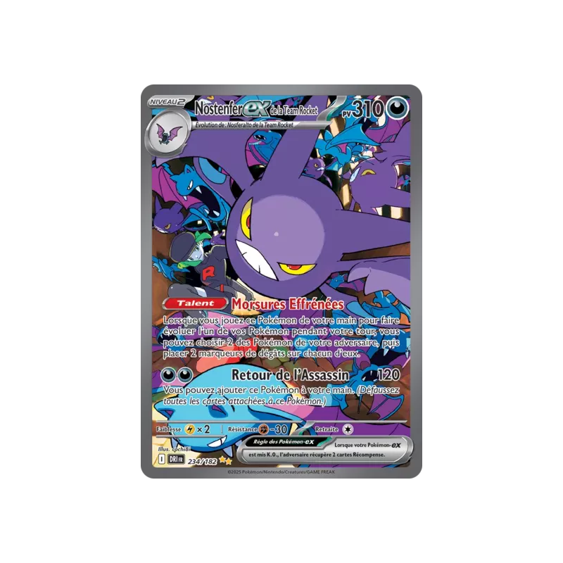 Nostenfer EX de la Team Rocket DRI - 234/182