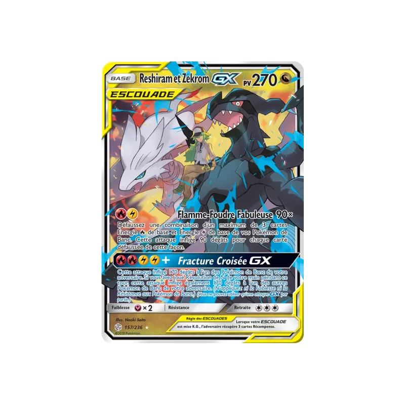 Reshiram et Zekrom Escouade CEC - 157/236