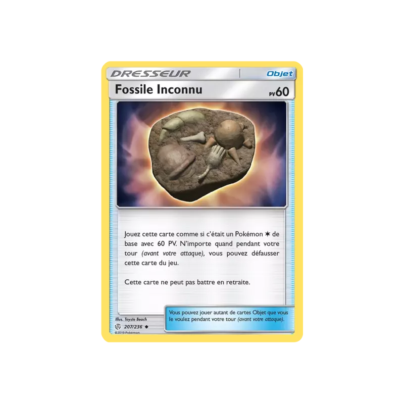 Fossile Inconnu CEC - 207/236
