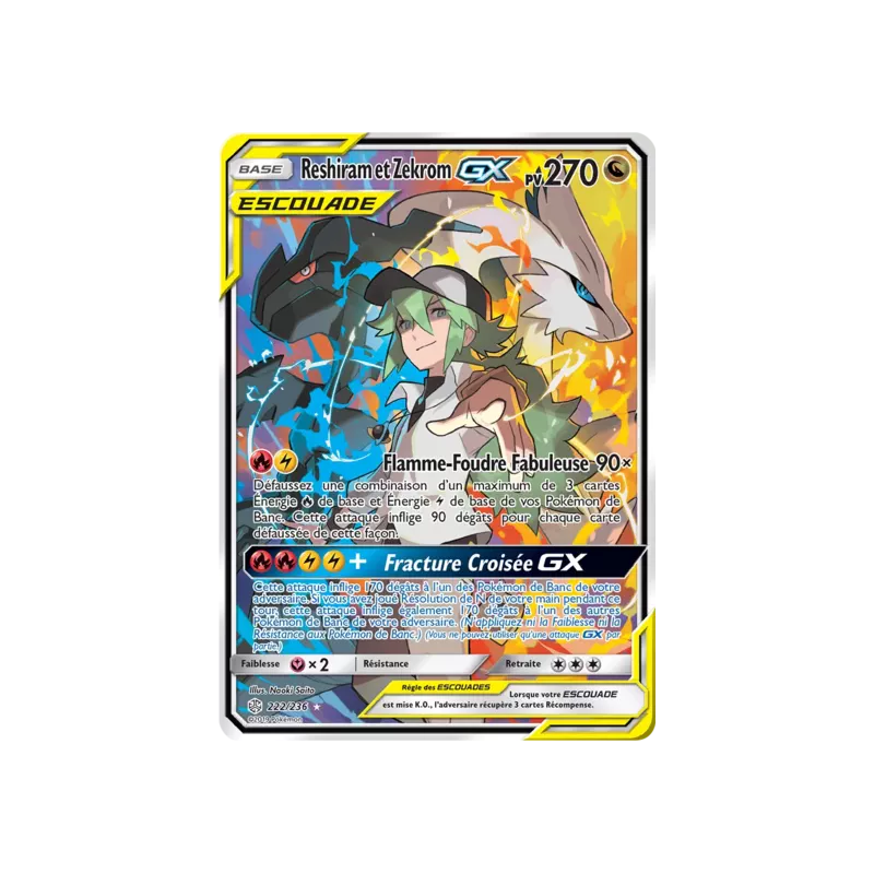 Reshiram et Zekrom Escouade CEC - 222/236