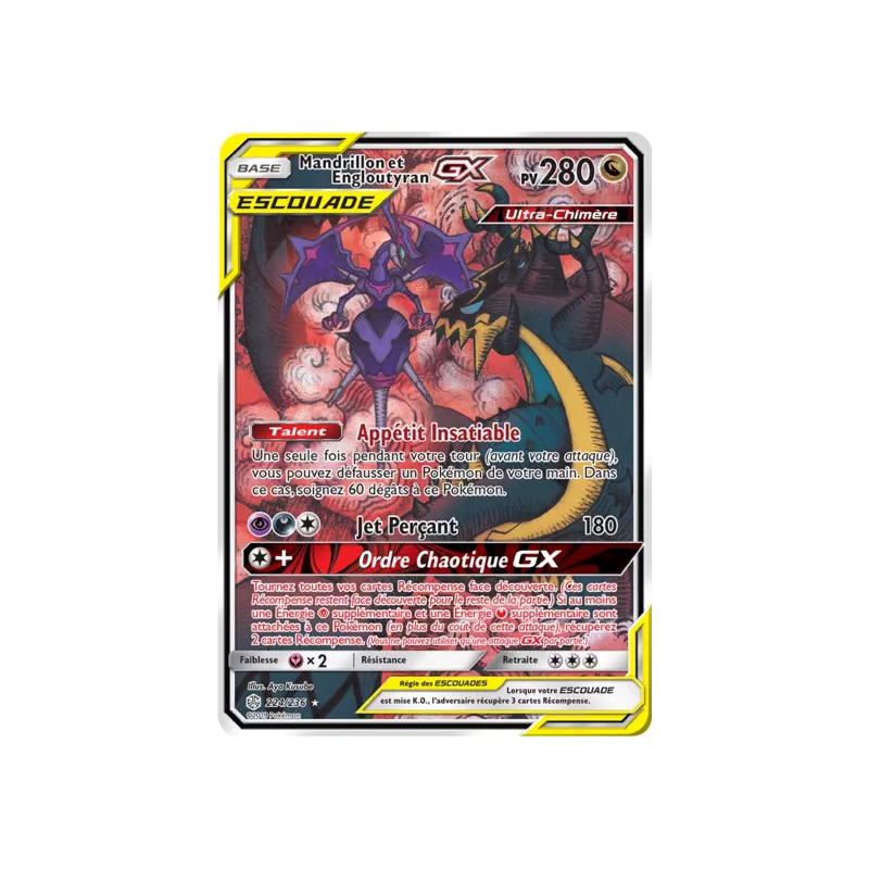 Mandrillon et Engloutyran Escouade CEC - 224/236