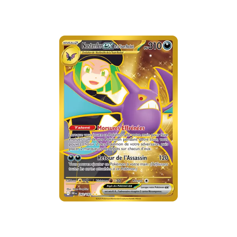 Nostenfer EX de la Team Rocket DRI - 242/182
