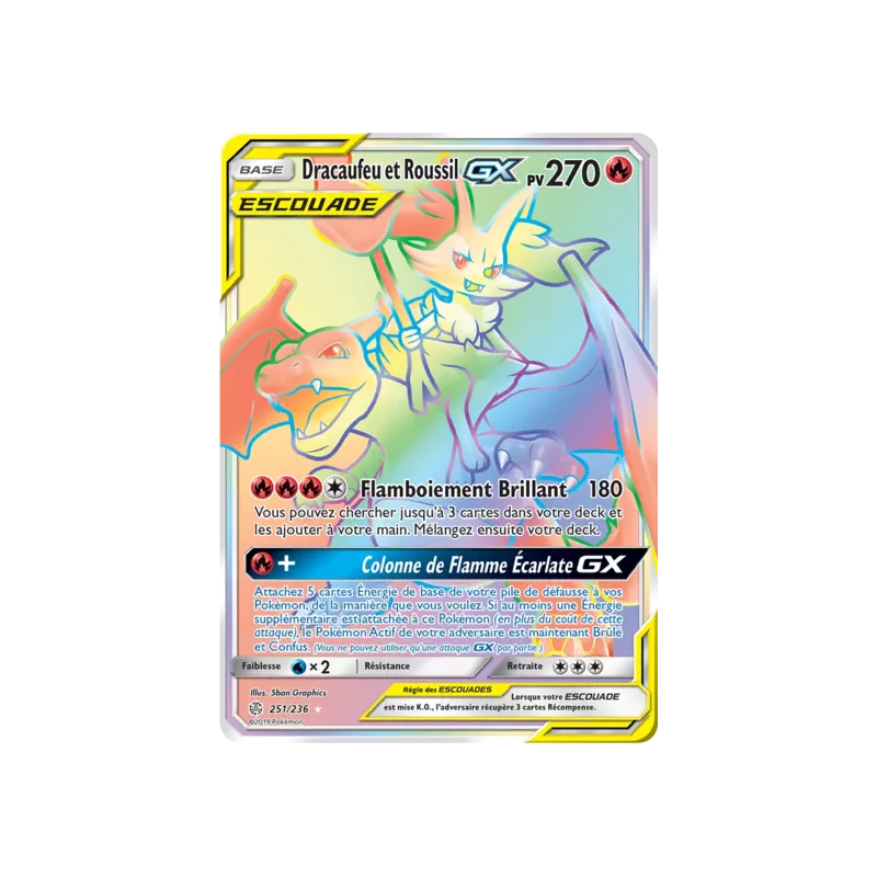 Dracaufeu et Roussil Escouade CEC - 251/236