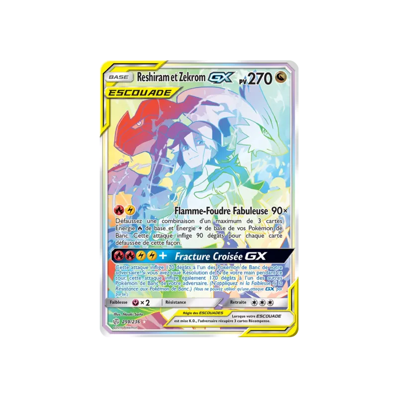 Reshiram et Zekrom Escouade CEC - 259/236