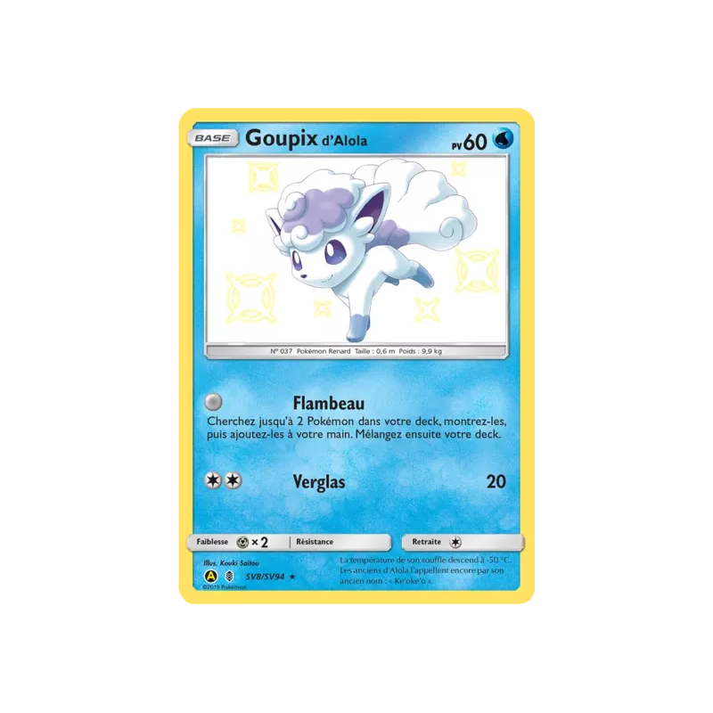 Goupix d'Alola HIF - SV08/SV94