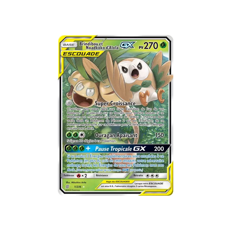 Brindibou et Noadkoko d'Alola Escouade UNM - 001/236