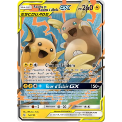 Raichu et Raichu d'Alola Escouade UNM - 054/236