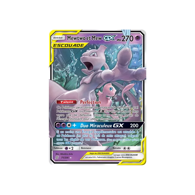 Mewtwo et Mew Escouade UNM - 071/236