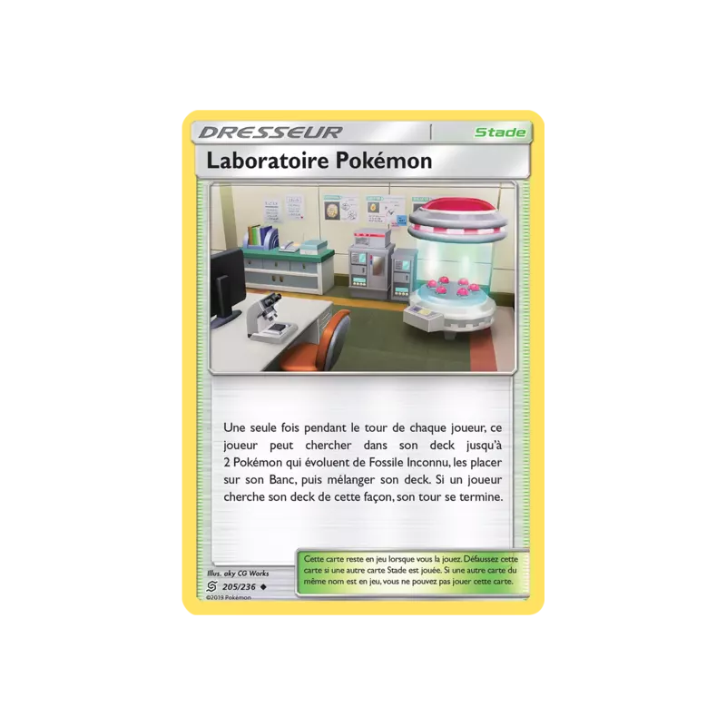 Laboratoire Pokémon UNM - 205/236