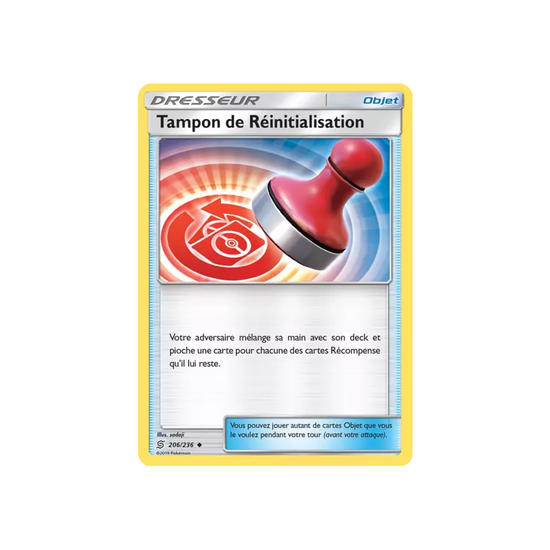 Tampon de Réinitialisation UNM - 206/236