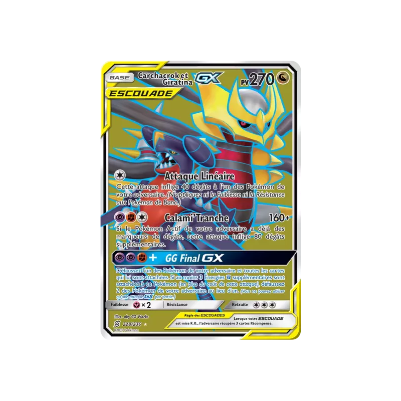 Carchacrok et Giratina Escouade UNM - 228/236