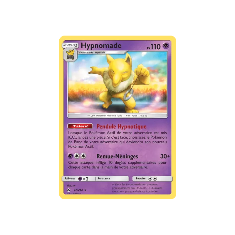 Hypnomade UNB - 072/214