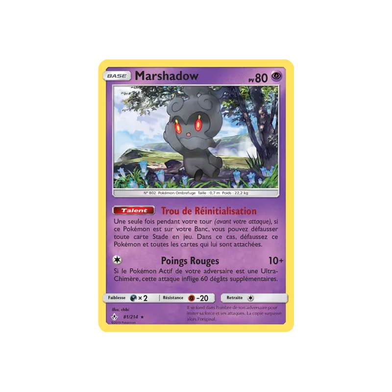 Marshadow UNB - 081/214
