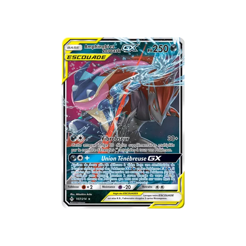Amphinobi et Zoroark Escouade UNB - 107/214