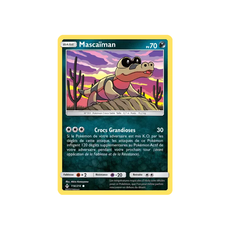 Mascaïman UNB - 114/214