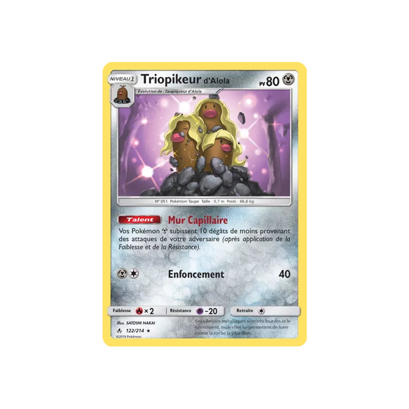 Triopikeur d'Alola UNB - 122/214