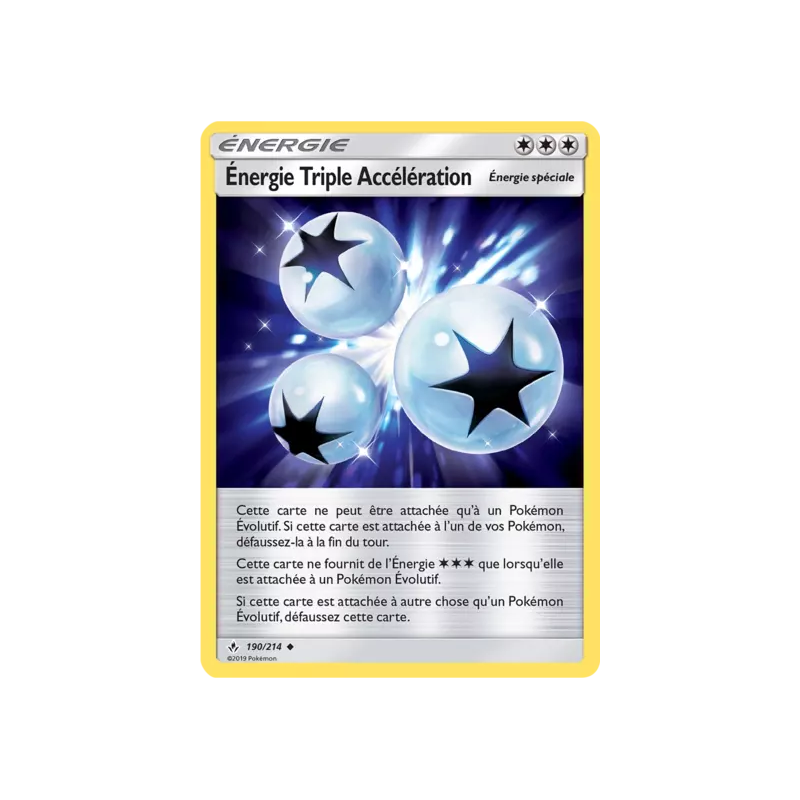 Énergie Triple Accélération UNB - 190/214