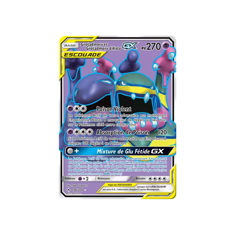 Grotadmorv et Grotadmorv d'Alola Escouade UNB - 196/214