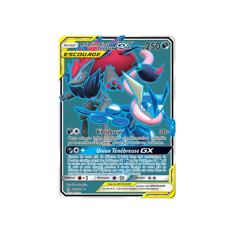 Amphinobi et Zoroark Escouade UNB - 200/214
