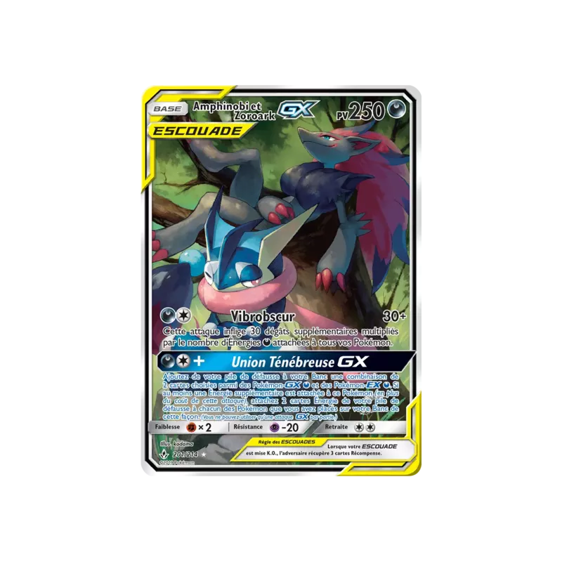 Amphinobi et Zoroark Escouade UNB - 201/214