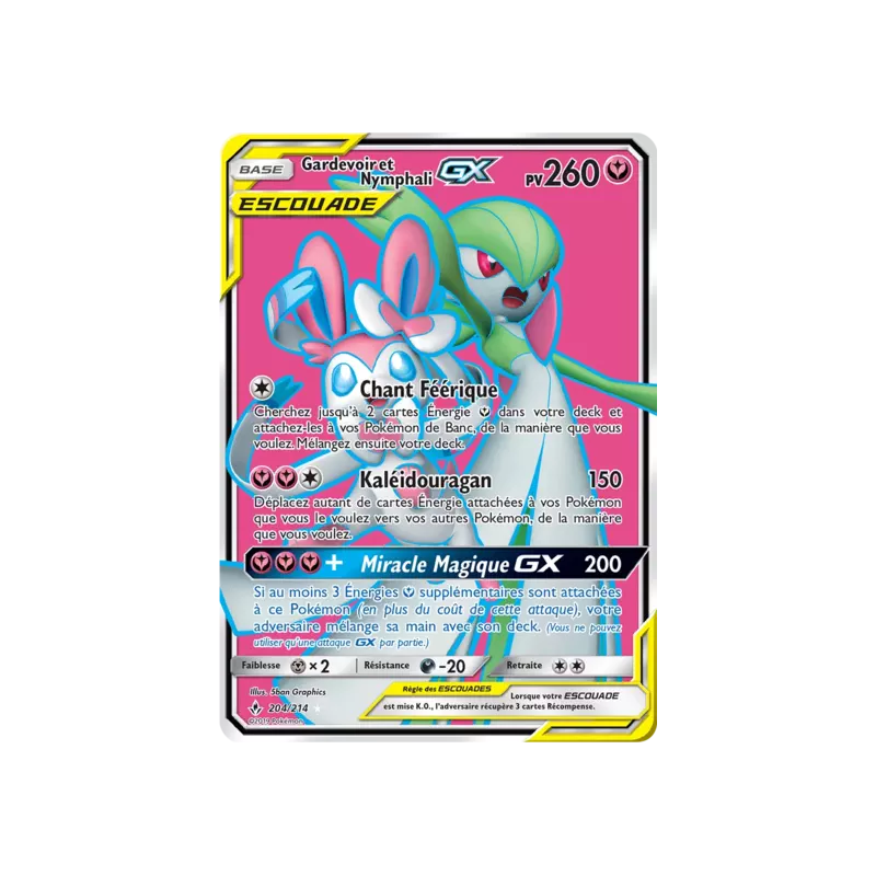 Gardevoir et Nymphali Escouade UNB - 204/214