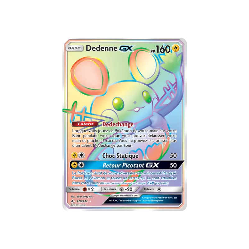 Dedenne GX UNB - 219/214