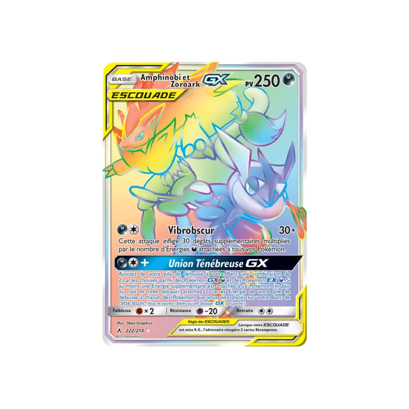 Amphinobi et Zoroark Escouade UNB - 222/214
