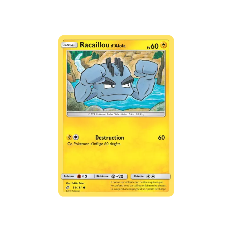 Racaillou d'Alola TEU - 034/181