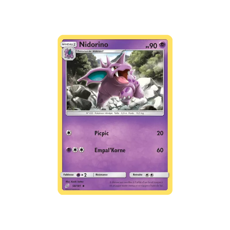 Nidorino TEU - 058/181