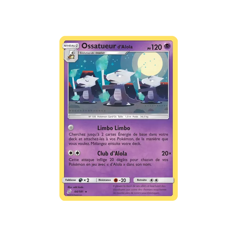 Ossatueur d'Alola TEU - 064/181
