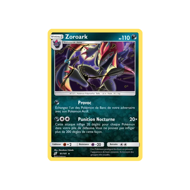 Zoroark TEU - 091/181