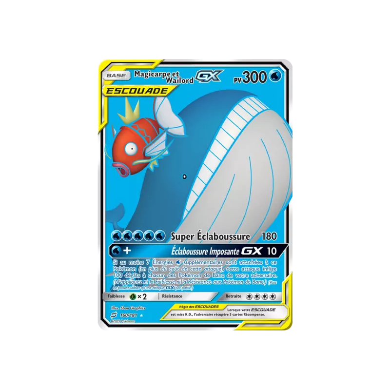 Magicarpe et Wailord Escouade TEU - 160/181