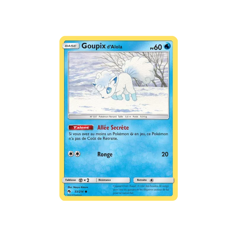 Goupix d'Alola LOT - 053/214