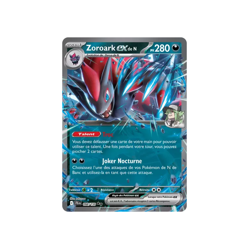 Zoroark EX de N JTG - 098/159