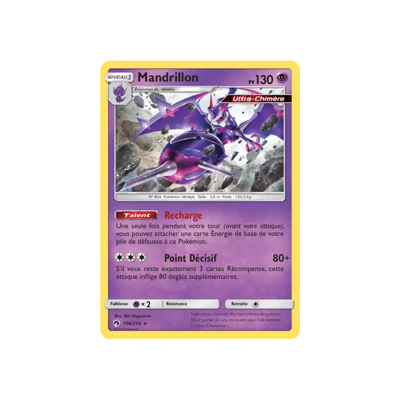 Mandrillon LOT - 108/214