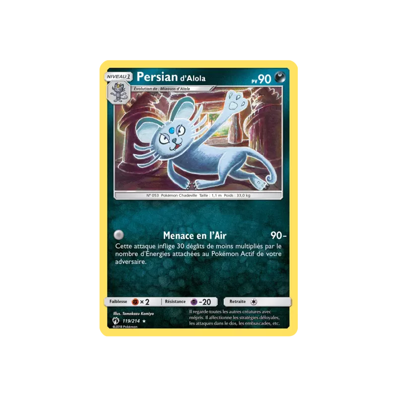 Persian d'Alola LOT - 119/214