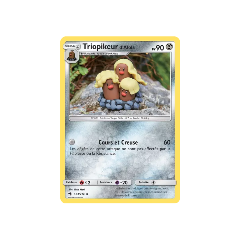 Triopikeur d'Alola LOT - 123/214