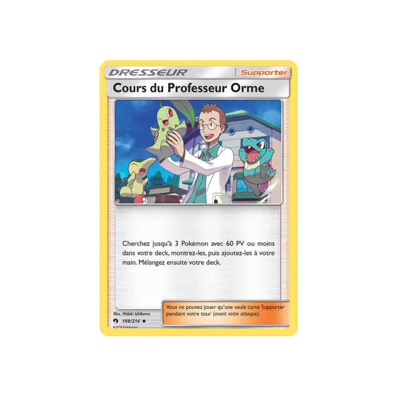 Cours du Professeur Orme LOT - 188/214