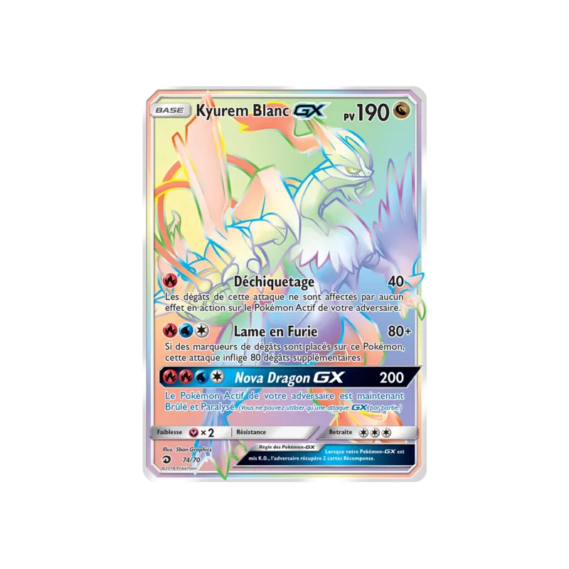 Kyurem Blanc GX DRM - 74/70