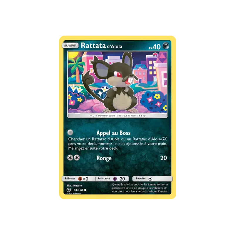 Rattata d'Alola CES - 084/168