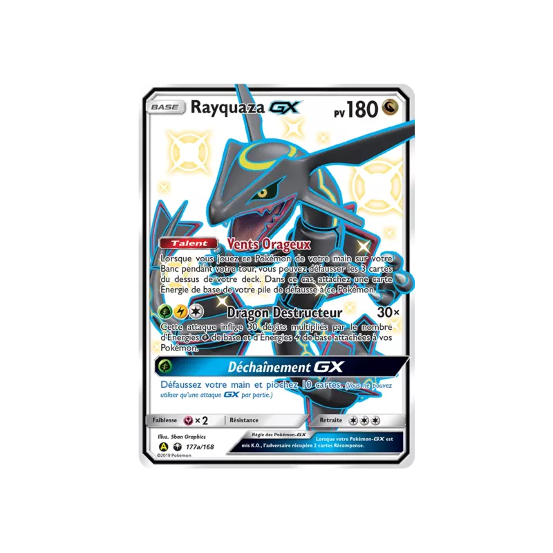 Rayquaza GX CES - 167a/168