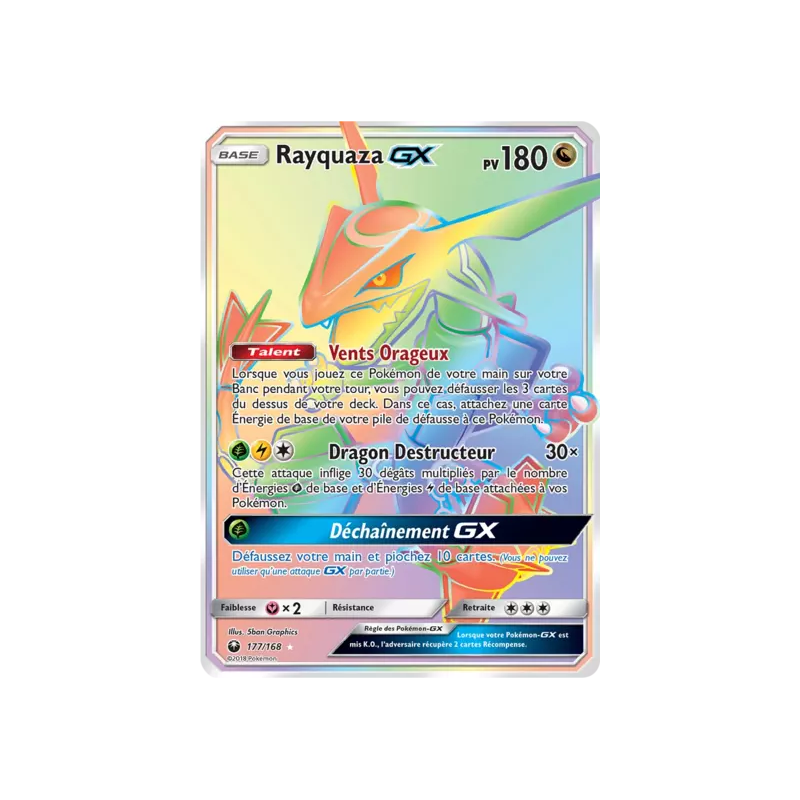 Rayquaza GX CES - 177/168
