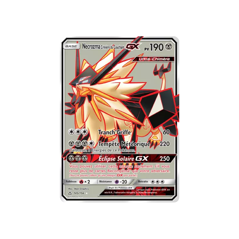Necrozma Crinière du Couchant GX UPR - 145/156